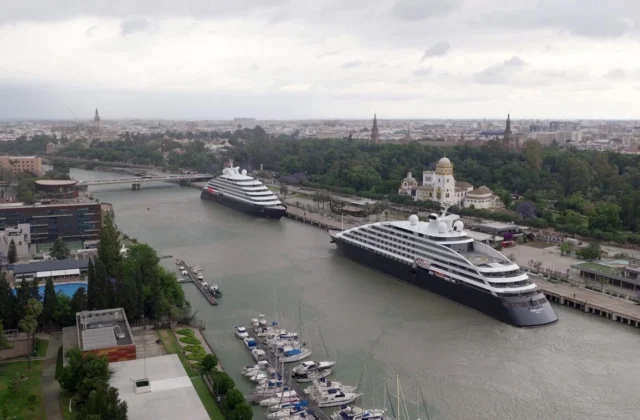 Scenic Eclipse I and II: A Spectacular Bow-to-Bow Reunion in Seville