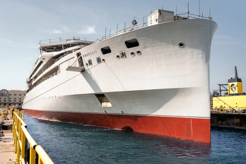 Aman At Sea’s Amangati: A Milestone Floated Out in Genoa