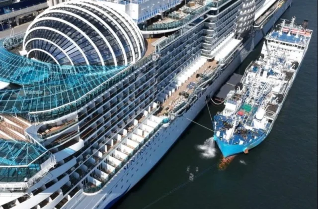 Naples Port Marks Milestone with First LNG Ship-to-Ship Bunkering for Sun Princess