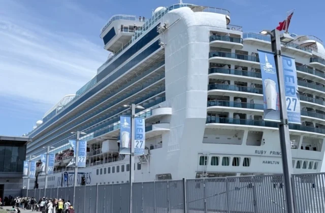 Norovirus Outbreak Strikes Ruby Princess Cruise Ship Docked in San Francisco