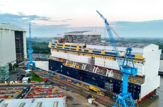 First Major Section of Disney’s Newest Cruise Ship Celebrates Milestone Float-Out