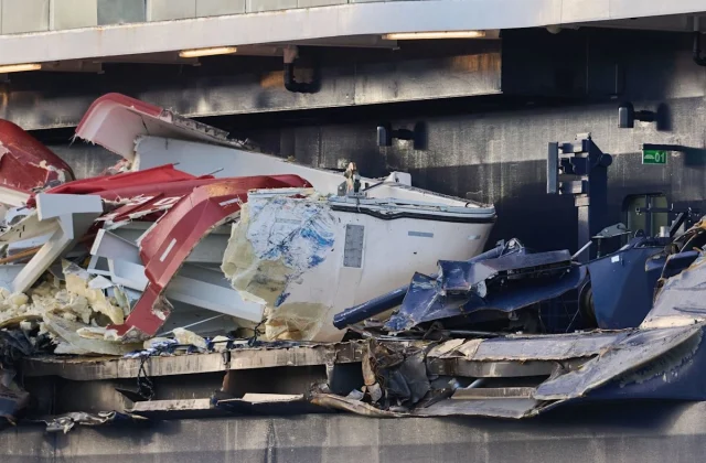 Captain Under Investigation After Cruise Liner Hits Two Container Ships